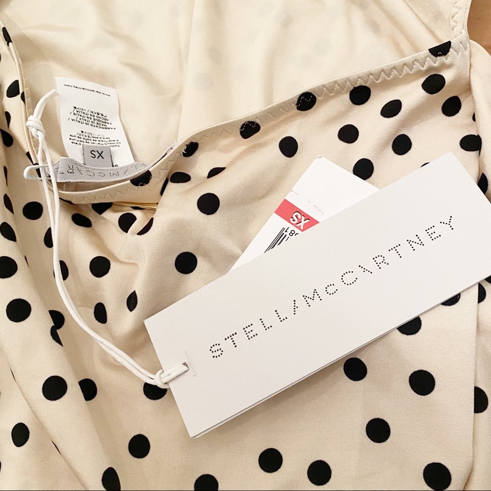 NWT Stella McCartney Halter Polka Dot One Piece Swimsuit - Picture 6 of 7